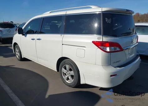2015 Nissan Quest Sv из США, поврежденный, VIN JN8AE2KP0F9132454